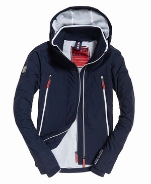 Superdry Tech Velocity SD-Windcheater Női Kabát Sötétkék/Fehér | OJUIW2065